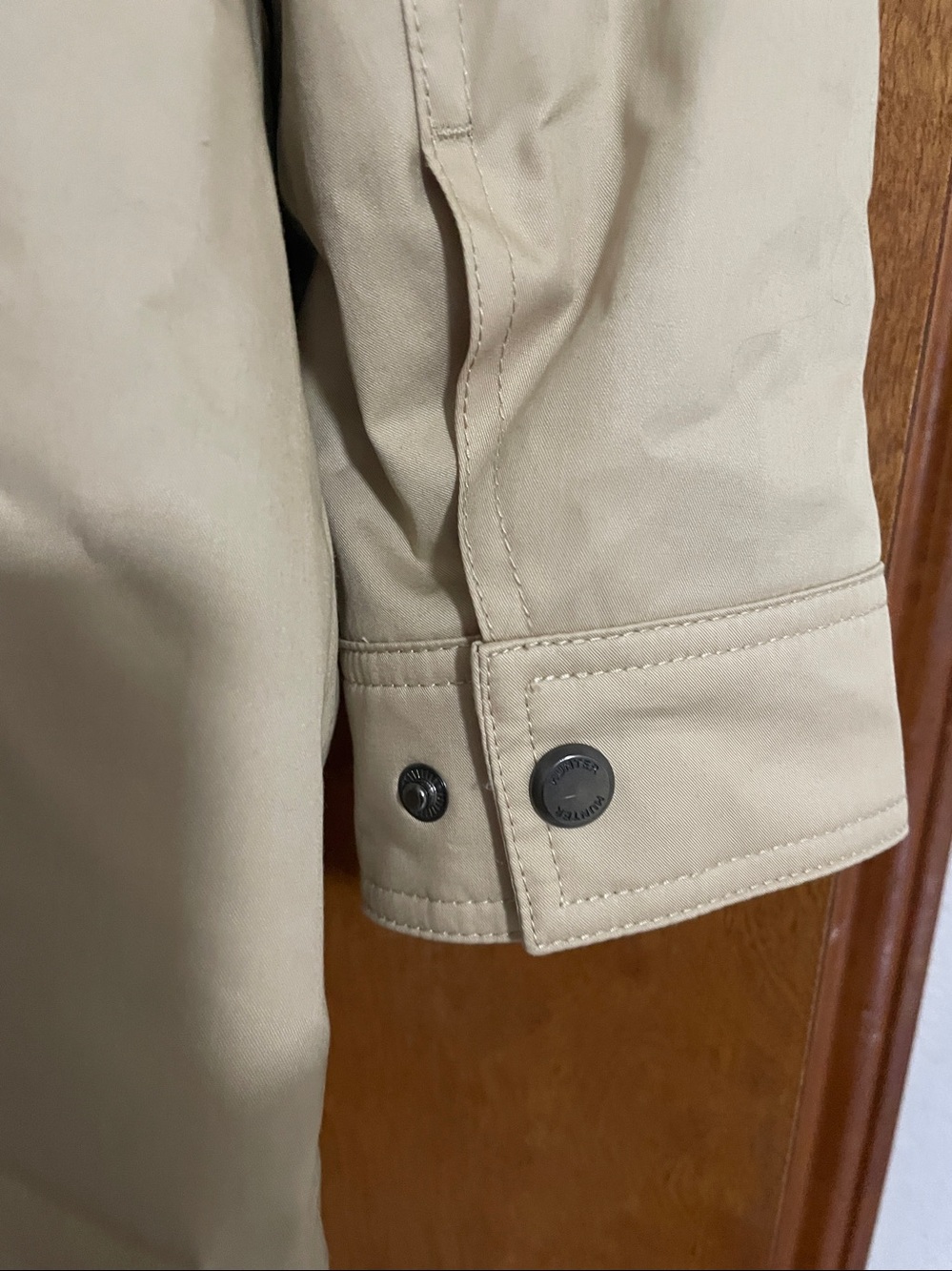 ( New with no tags) Hunter Cream Hooded Coat with Mesh Lining Size XL - Picture 6 of 7
